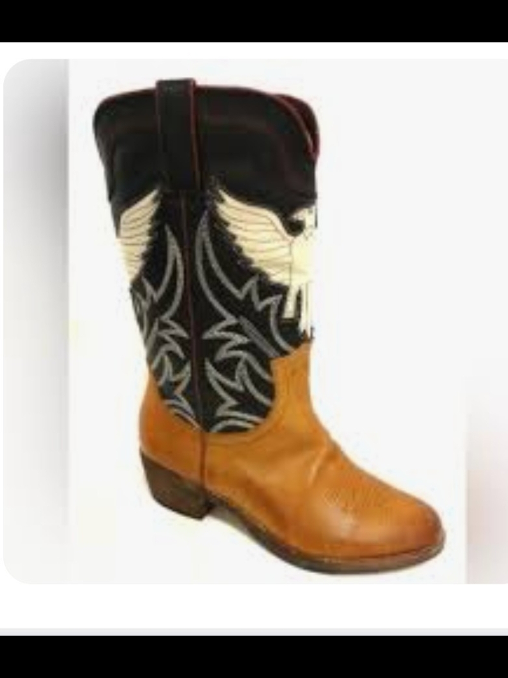 Sam Edelman Sheldon Eagle Stitch Western Boots